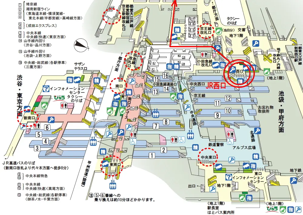 新宿 レンタルスタジオ 新宿だん☆すた 地図 アクセス マップ